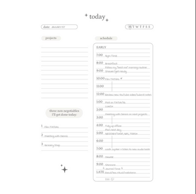 Natalies Outlet My Best Me Journal - A4+ Spiral Bound Quarterly Planner with 252 Pages for Daily Reflections & Productivity - Comfortable Writing Experience - 80 gsm Paper - 11 Sections for Organization - Personal Organizer Book